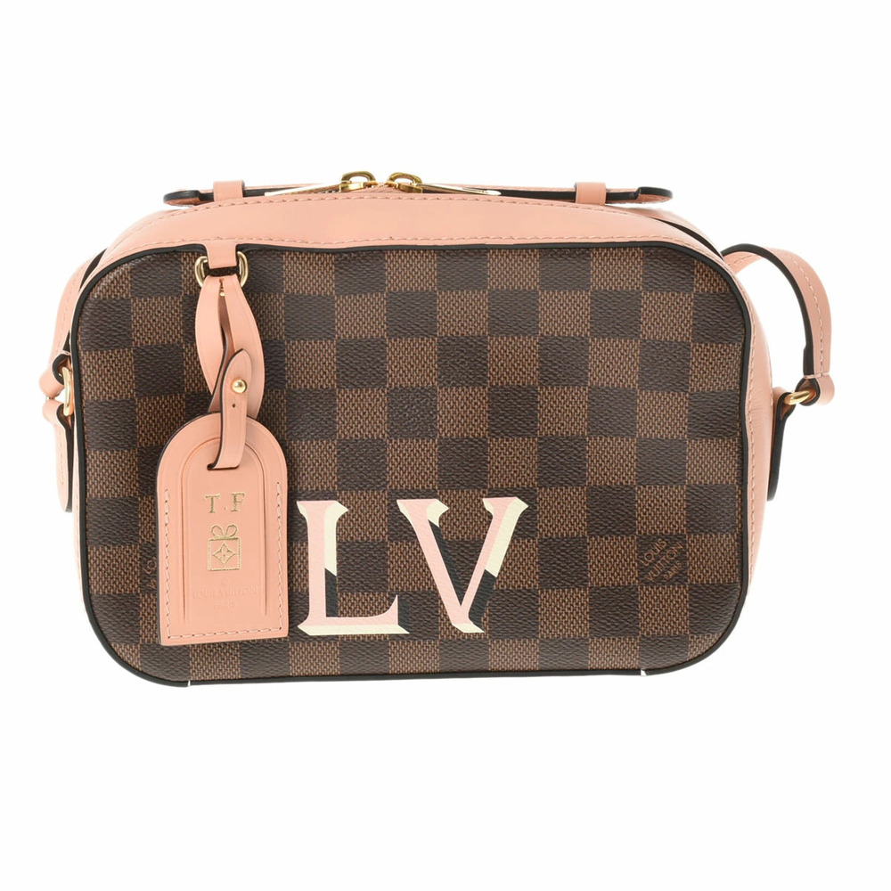 LOUIS VUITTON Damier Santa Monica Venus Brown Canvas Shoulder Bag